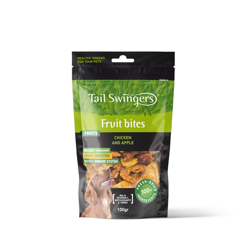 Лакомство за куче TAIL SWINGERS Apple bites with Chicken