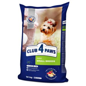 CLUB 4 PAWS КУЧЕТА за възрастни от мини породи Премиум, пълноценна суха храна за възрастни кучета от дребни породи