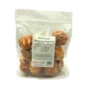 Лакомство за куче TAIL SWINGERS Puffy пилешко Drumsticks – M