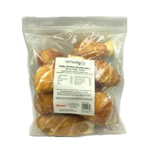 Лакомство за куче TAIL SWINGERS Puffy пилешко Drumsticks – L