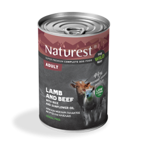 Консерва за куче NATUREST Forest Stories Wild Boar and телешко с Brown Rice