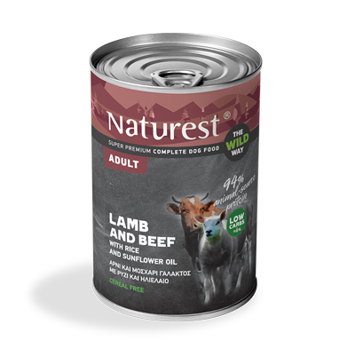 Консерва за куче NATUREST Forest Stories Wild Boar and телешко с Brown Rice