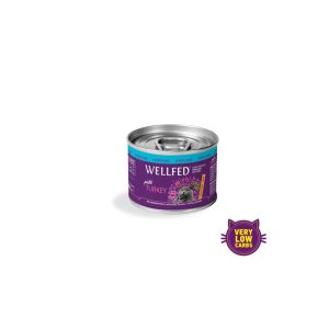 Консерва за котка WELLFED за чувствително храносмилане кастрирани – пуешко (12months – 7 години)