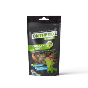 Лакомство за куче ON THE GO пилешко и Kiwi Vitamins хапки