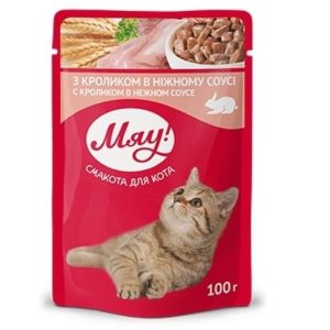 MY LOVE пауч FOR възрастни CATS с заек в нежен сос 0.100 ПАУЧ ЗА КОТКИ