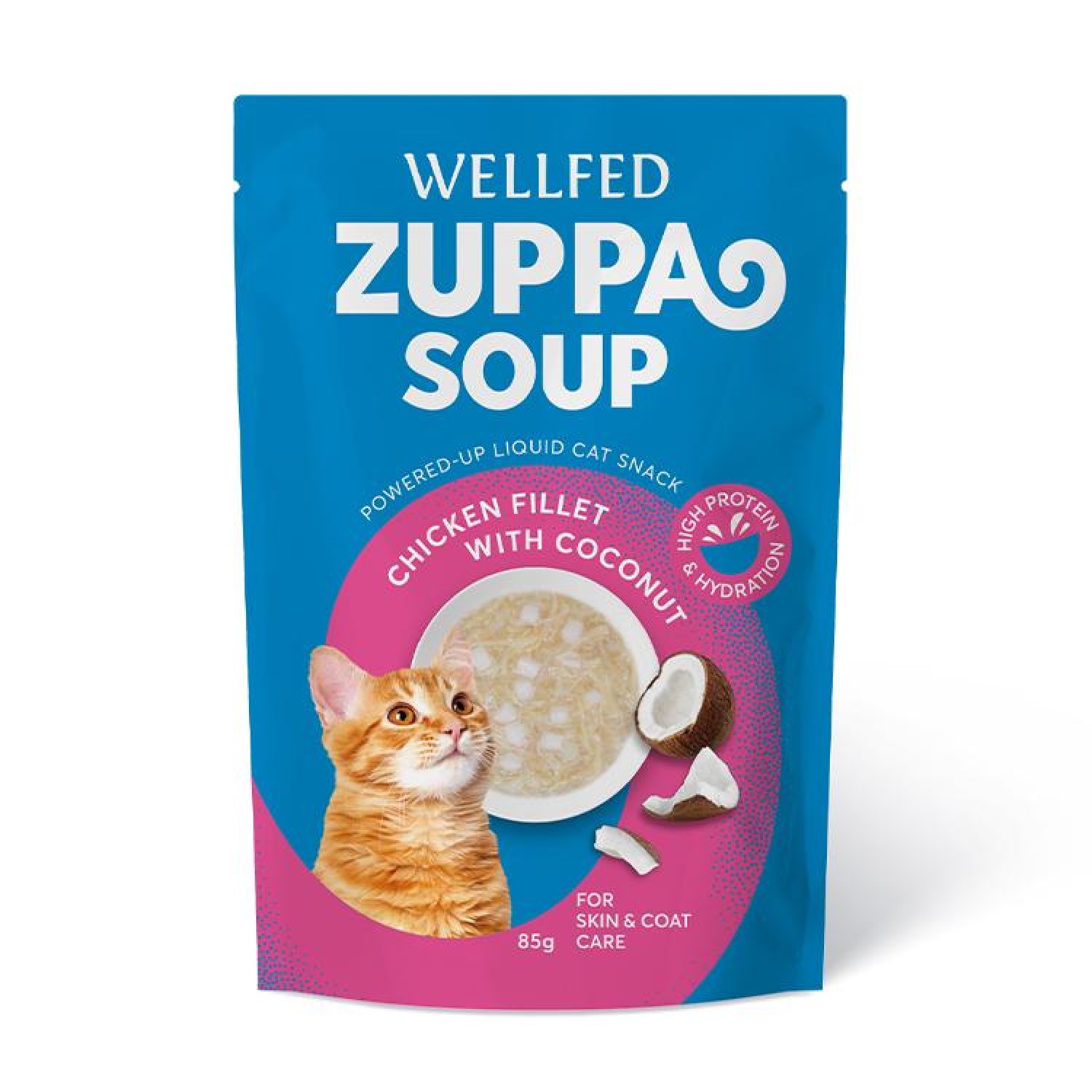 WELLFED ZUPPA SOUP пилешко AND COCONUT 85 г – СУПА ЗА КОТКИ