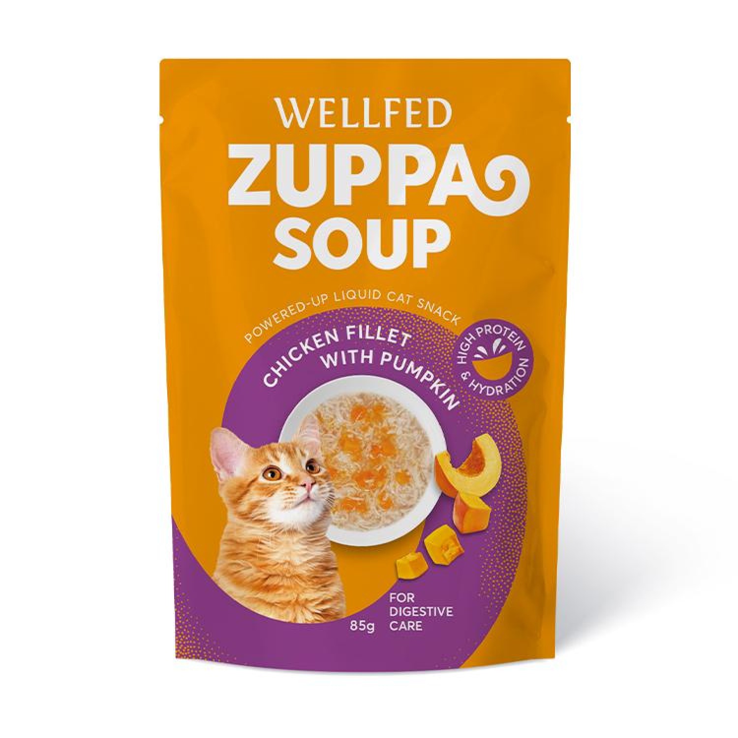 WELLFED ZUPPA SOUP пилешко AND SHRIMP 85 г – СУПА ЗА КОТКИ
