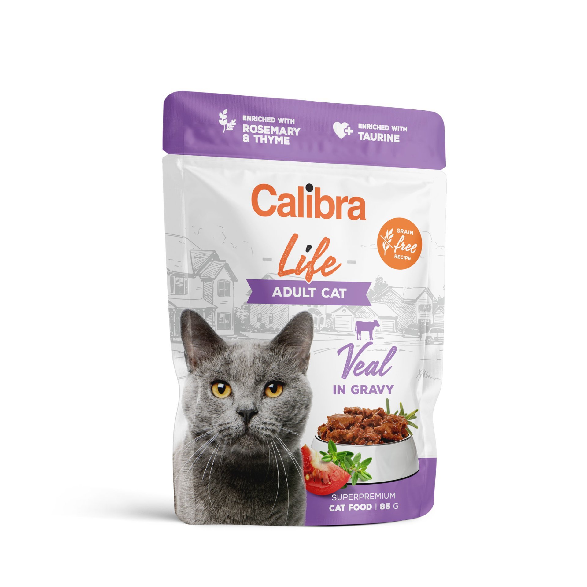 MY LOVE POUCH FOR ADULT CATS WITH VEAL AND VEGETABLE IN JELLY 0.100 ПАУЧ ЗА КОТКИ