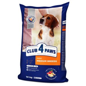 CLUB 4 PAWS храна за възрастни кучета от средни породи