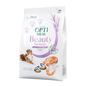 OPTIMEAL Dog Beauty Harmony — храна за кучета с мек успокояващ ефект