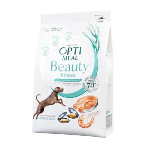OPTIMEAL Dog Beauty Fitness — храна за кучета за здравословно тегло и стави, без зърно