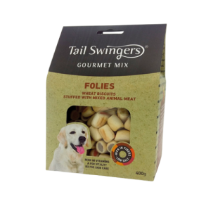 Бисквити за куче TAIL SWINGERS GOURMET MIX FOLLIES BISCUITS SMALL хапки 400 г.
