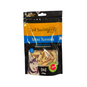Лакомство за куче TAIL SWINGERS мини Turnies пилешко с риба