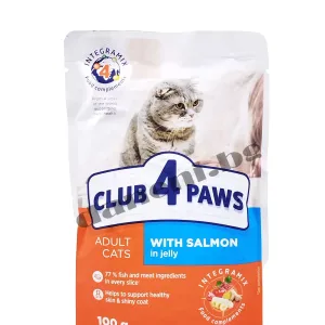 CLUB 4 PAWS КОТКИ възрастни кастрирани сьомга 14 КГ. – ХРАНА ЗА КАСТРИРАНИ КОТКИ СЪС СЬОМГА