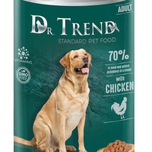 DR. TREND КУЧЕТА CHUNKS в сос с пилешко 1250 г – КОНСЕРВА ЗА КУЧЕТА