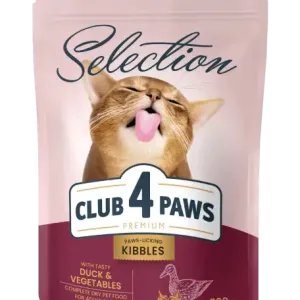 CLUB 4 PAWS SELECTION КОТКИ пуешко AND VEGETABLES 0,300 кг – ХРАНА ЗА КОТКИ