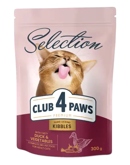 CLUB 4 PAWS SELECTION CAT пуешко AND VEGETABLES 0,300 кг – ХРАНА ЗА КОТКИ