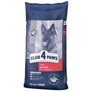 CLUB 4 PAWS храна за активни възрастни кучета от всички породи