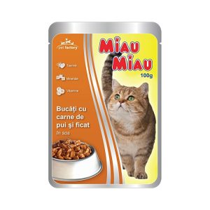 MIAU КОТКИ възрастни с заек СУХА ХРАНА ЗА КОТКИ