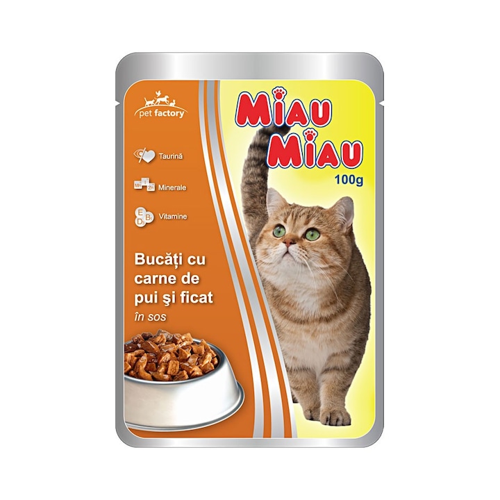 MIAU CAT възрастни с пилешко – СУХА ХРАНА ЗА КОТКИ